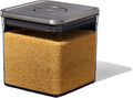 OXO Steel POP Container Big Short Sqaure - 2.8 Qt for Cereal, Grains and More Grey (Pack of 8)