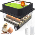 OBI-12 Incubator for Hatching Eggs – 12 Eggs, Easy to Use, Stable Temperature & Humidity Control with Eggloo Insulation - Green