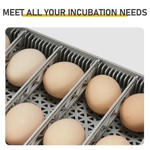 48 Egg Incubators for Hatching Eggs, Chicken Egg Incubator with Egg Candler, Automatic Egg Turning and Temperature, Humidity Control, Egg Hatcher Incubator for Chickens, Ducks, Geese, Birds and Quail