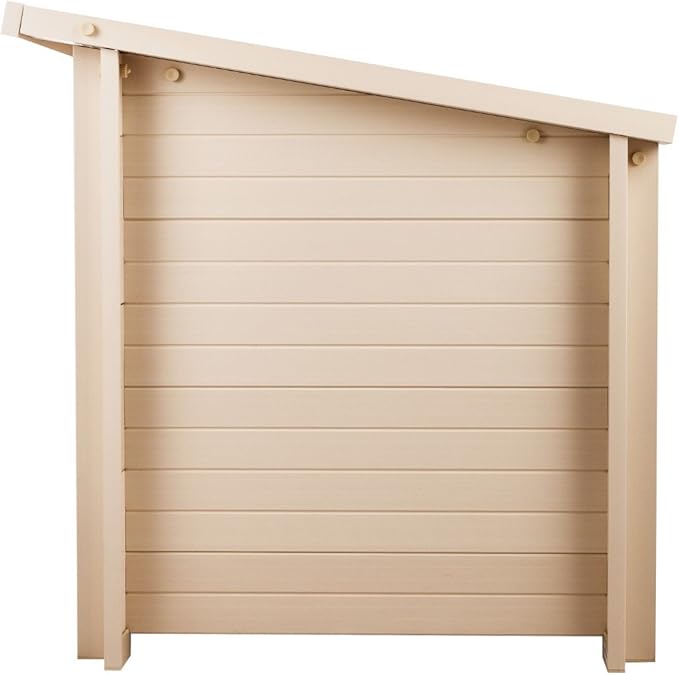 New Age Pet ECOFLEX Fontana Chicken Coop, Urban Barn for 2 to 3 Chickens, Easy Assembly, Eco Friendly & Durable, Tan
