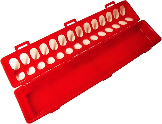 20" RED RITE RARM Products Poly FLIP TOP Chicken Feeder 28 Hole for Poultry Chick