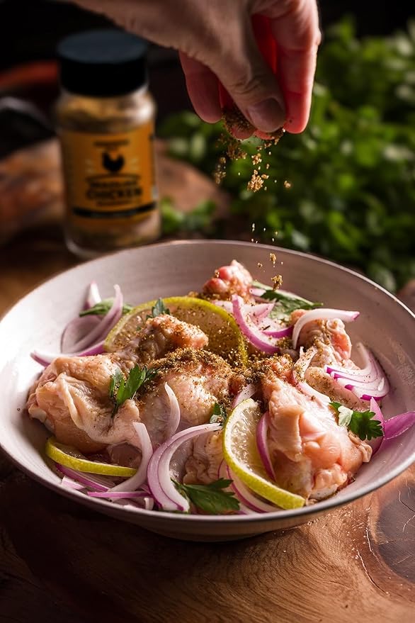 PERFEITO NO.2 Authentic Brazilian Natural Poultry Seasoning - Fresh Garlic, Gluten-Free, Sugar Free, No Preservatives, Premium, Rich Flavor (Recommended for Chicken and Poultry) (Standard Jar)