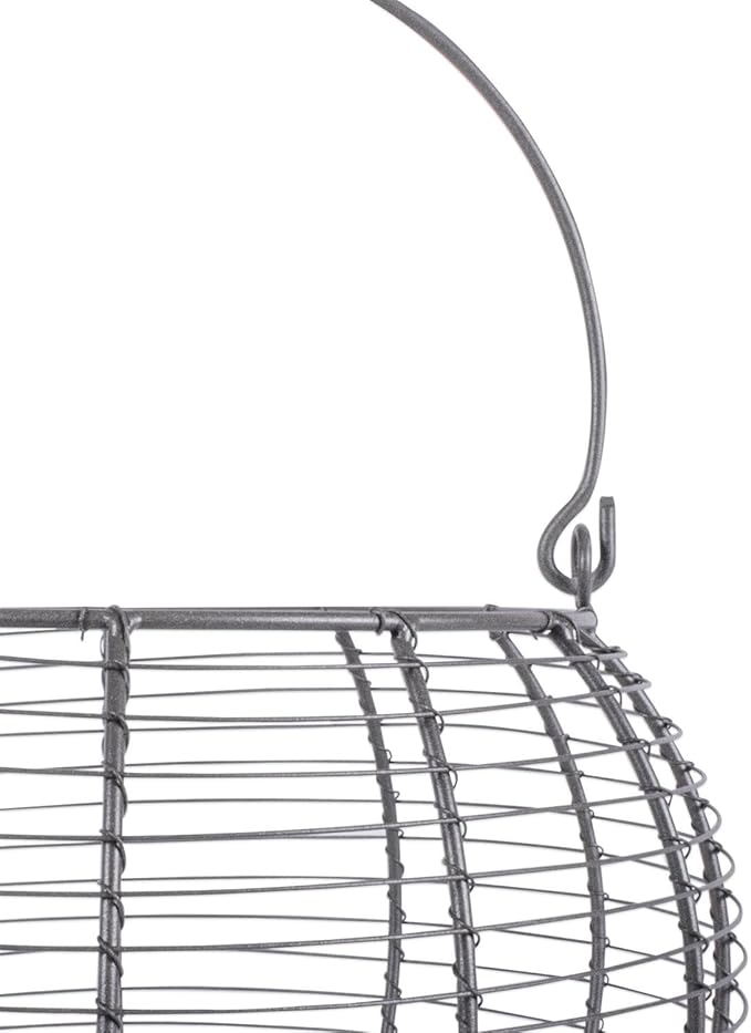 DII Vintage Wire Storage Baskets, Egg Basket Set, Rustic 3 Piece