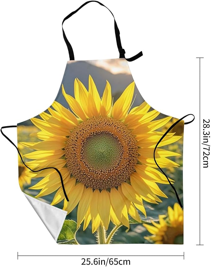 Apron for Women Men Waterproof Adjustable Bib Tractor farm Cooking Aprons Chef Bibs