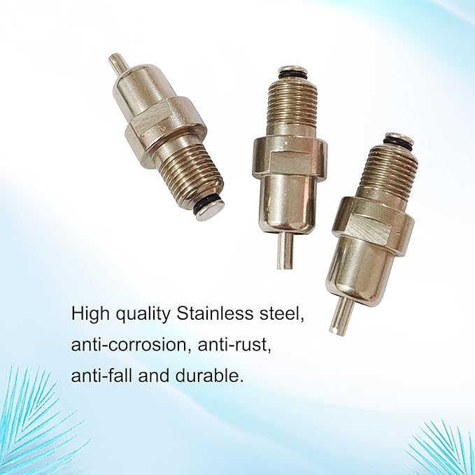8Pcs Automatic Rabbit Nipple Waterer Chicken Water Nipples Metal Chick Waterer Quail Watering System Animal Supplies Pet Supplies (Stainless Steel, 8pcs)
