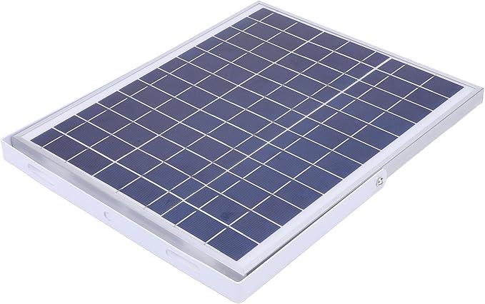 15W Solar Panel Fan Kit IP65 Weatherproof Dual Fan Solar Exhaust Intake Cooling Ventilation Fan for Chicken Coop Greenhouse Shed Pet House Outside