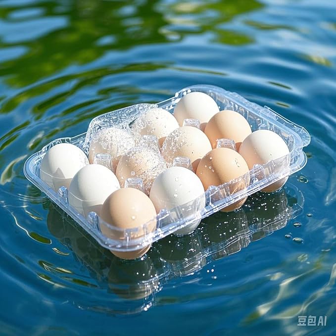 60 pc Plastic Bulk EggCarton,18 cone egg carton cheap bulk, Suitable For Storing Egg in Farmers' Markets, Supermarkets, Kitchens(3 * 6)