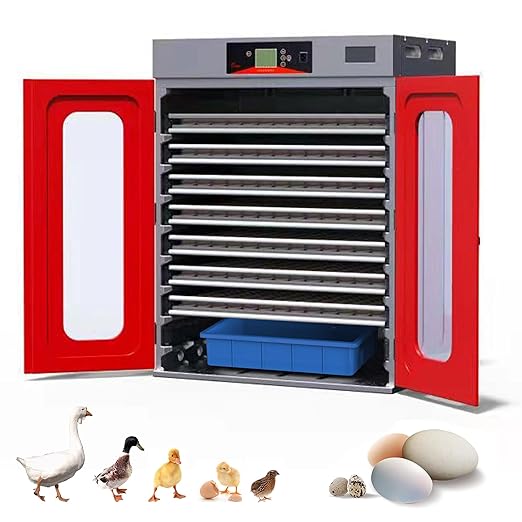1000 Eggs Automatic Incubator Cabinet for Hatching Egg, with Automatic Egg Turning and Temperature Humidity Control, Large Commercial Poultry Hatcher for Chicken, Duck, Goose, Quail Eggs