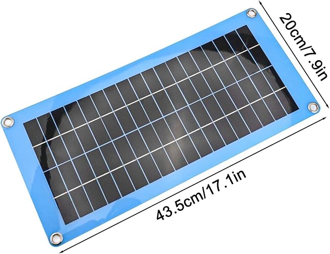 20W Solar Heater For Chicken Coop Monocrystalline Solar Panel Heater With Dual USB Output Battery, Portable Outdoor Heating And Charging Kit For Winter Camping, RV, Hiking, And Pet House Warmth、(30W)