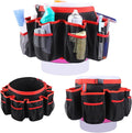 Bucket Cleaning Tool Organizer,Wash Tool Caddy 5-Gallon Organizer,5 Gallon Bucket Holder Cleaning Supplies for Housekeeping