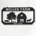 Custom Chicken Coop Name Sign Metal Hen House Wall Plaque Farm Barnyard Decoration Personalized Poultry Backyard Hanging Art Rustic Farmhouse Outdoor Homestead Gifts for Farmers and Chicken Owners