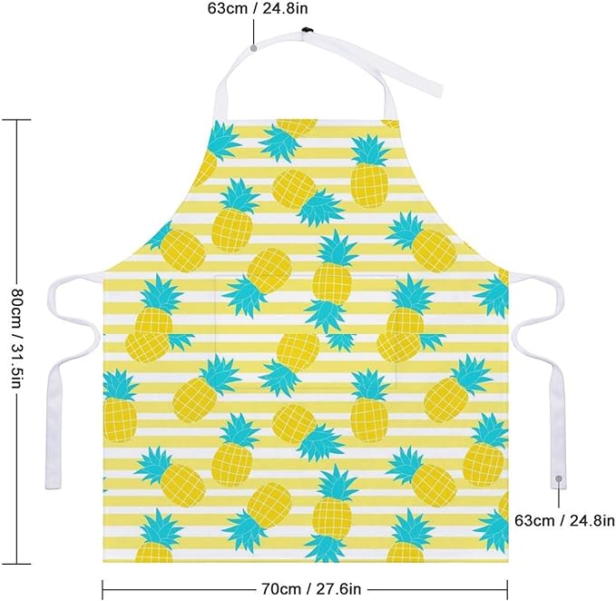 Chef Bib Apron for Restaurant, Anti-Stain with Pocket Adjustable, Cooking Dishwashing Lab Use