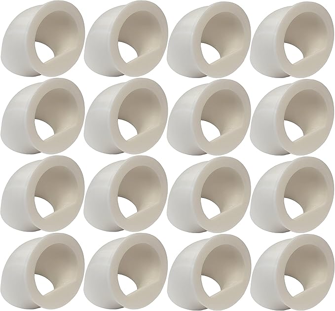 Rite Farm Products Quail & Chick Port Feeder NO Waste Feed Saver for DIY Bucket Pail Bin Container Coturnix (16 Pack)