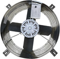 iLiving ILG8G14-12T Automatic Gable Mount Attic Ventilator Fan with Adjustable Thermostat, 2.85 Amp, 2339 CFM, Single-Speed | Automatic, 2339 CFM, 3.10 Amp, Single-Speed
