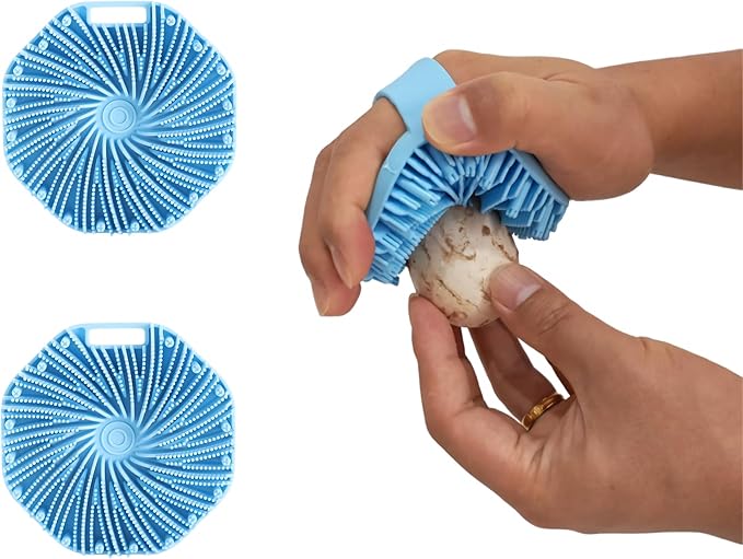 Egg Washer for Fresh Eggs - Egg Cleaner for Fruits and Vegetables, Keeps Produce Fresh (2, Blue)