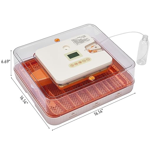56 Egg Incubators for Hatching Eggs, Chicken Egg Incubator with Egg Candler, Automatic Egg Turning and Temperature, Humidity Control, Egg Hatcher Incubator for Chickens, Ducks, Geese, Birds and Quail