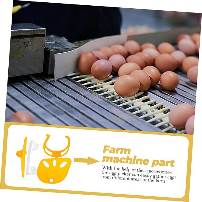 Versatile Farm Egg Picker Parts Plastic Egg Holder Accessory Essential for Egg Collection Efficiency