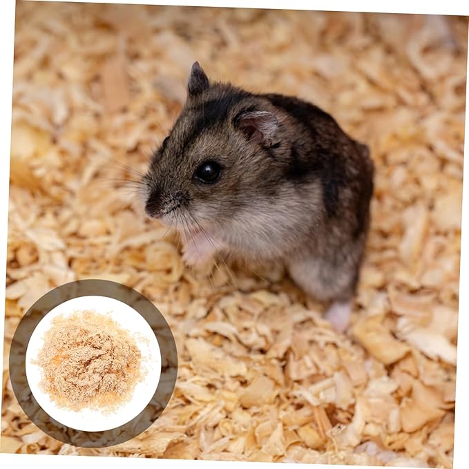 POPETPOP Pet Bedding Supplies 500g Wood Shavings Rabbit Litter Pellets Chicken Coop Bedding