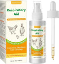 Respiratory Aid for Chicken, Poultry Supplement for Coughing, Sneezing & Nasal Relief, All-Bird Safe Formula, Drinking Water Additive, Dropper & Spray Top Included, 4Oz (118ml) Natural Liquid