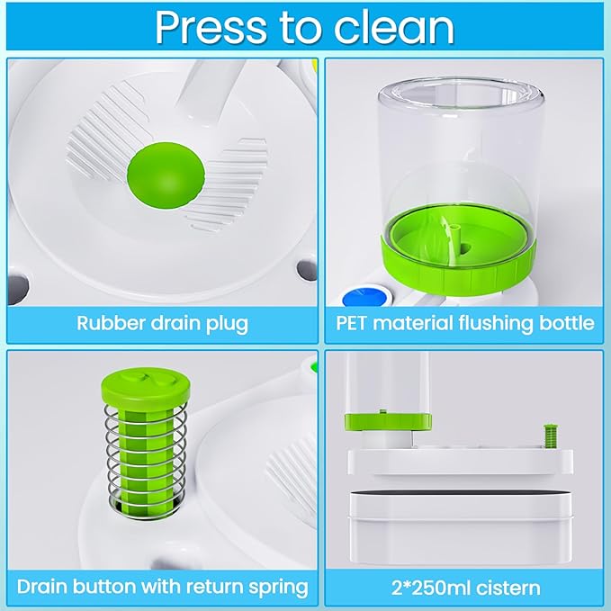 2026 Upgraded Paint Brush Cleaner for Artists, Kids Easter Painting Station with Brush Washer, Portable Paint Station & Rinsing Tool, Art Supplies Cleaning System for Children&Adults