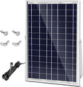 Solar Power Panel - Empower Coop Door with a 6W 6V Solar Panel Accessory - Effortless Setup, Simplified Installation, and Efficient Energy for Optimal Poultry Protection