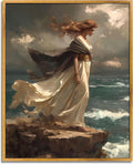 Victorian Woman Artwork Dark Academia Prints Moody Victorian Posters French Woman Painting Vintage Women Prints Antique Aesthetic Pictures Elegant Lady Wall Art Abstract Seacoast Painting 8x10inch