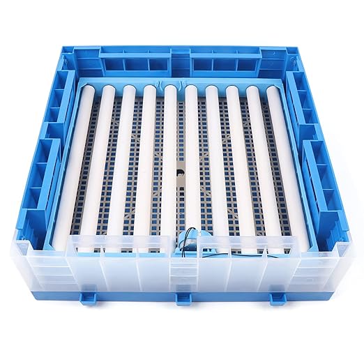64 Eggs Incubator, Automatic Smart Eggs Digital Incubator Household Mini Incubator Box Egg Water Bed w/Fully Automatic Egg Turning and Humidity Controle for Chickens Goose Birds Ducks