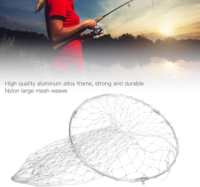 Nylon Brail Net, Fishing Net, Foldable Design Nylon Netting Suitable for Fishing Larger Things for Bird for Fish Field