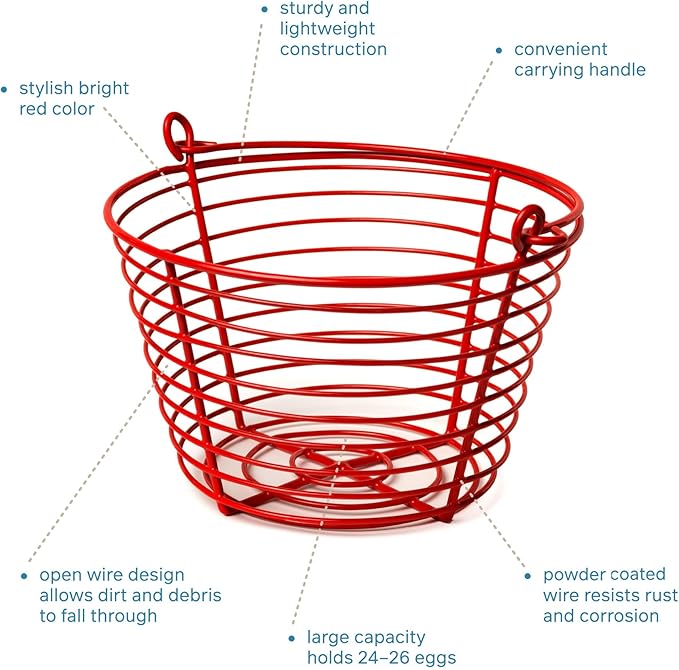 Prevue Pet Products 7.88 Inch Red Egg Basket 468