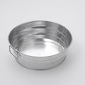American Metalcraft MTUB10 Natural Galvanized Aluminum Tub with Side Handle, 88-Ounce, 9-3/4" Diameter X 3-1/4" H, Silver (Pack of 24)