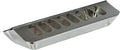 FARM-TUFF Slide-Top Poultry Feeder, 12in - Durable Galvanized Metal Chicken Feeder Trough with Removable Top, Anti-Roost Lip & Rust-Resistant Design for Backyard Flocks