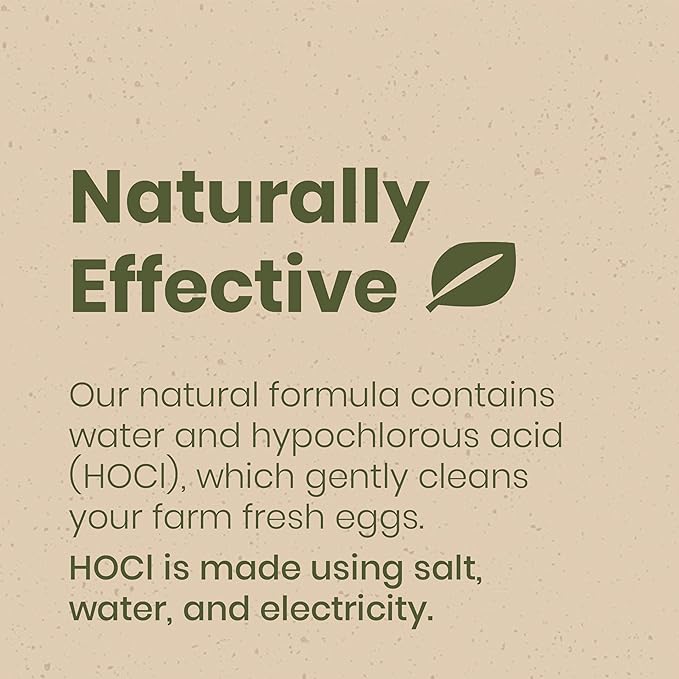Good Salt Pet Fresh Nest Egg Wash Spray, Natural Cleaner for Freshly Laid Eggs, Made in the USA, 32 Ounce Bottle, 2-Pack