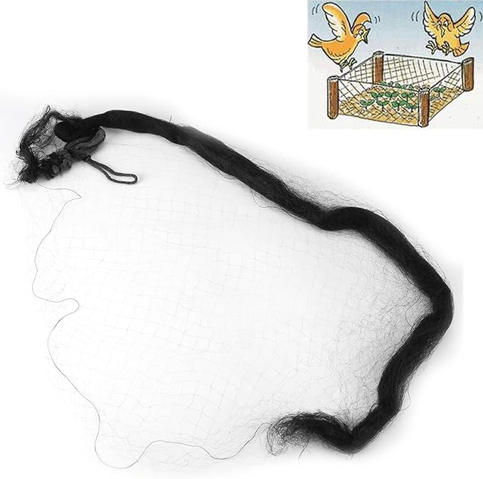 Bird-Preventing Net, 10×3m Black Anti Bird Mist Net, Mesh Prevent Huting Catching Fruit Crop Garden, Will Not Hurt Birds, Keep Birds from Fruits or Crops