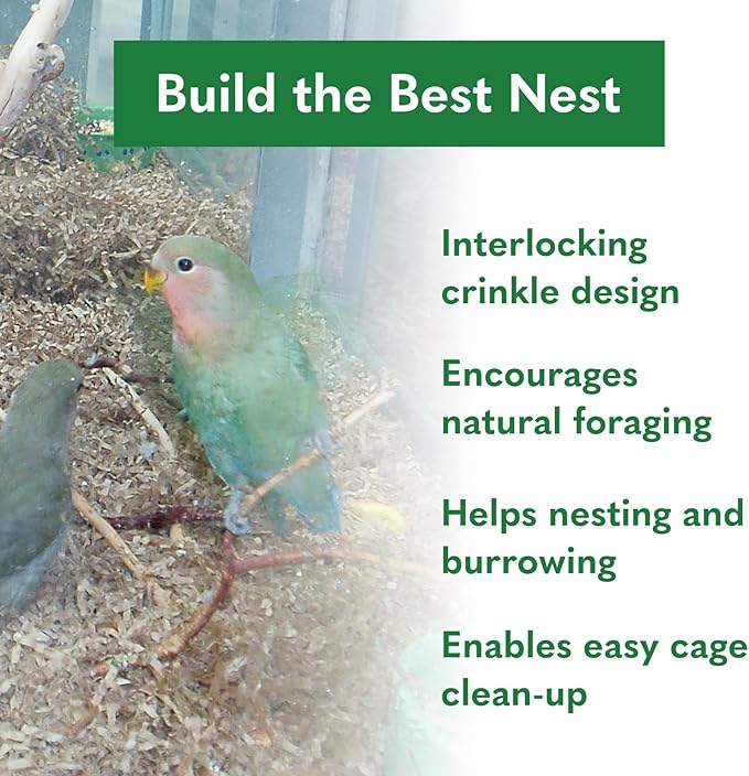 ECO Bedding 99% Dust Free Paper Bedding for Small Pets and Birds, Odor Control, 4.5 lb (Expands to 125 L)