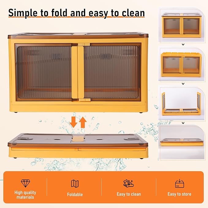 Chicken Brooder Box for Chicks with Feeder and Waterer, Chicken Brooder Heater Warms up to 30 Chicks, Poultry Breeding Box Suitable for Chick Duckling Parrot Lizard (26" L x 18" W x 14" H)