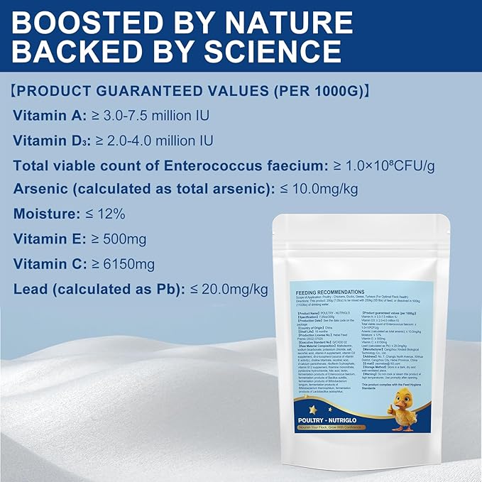 BARAVI Hen Digestive Supplement - 7.05OZ | Probiotics, Digestive Enzymes & Electrolytes | Essential Vitamins for Adult Poultry Health (Red, S)