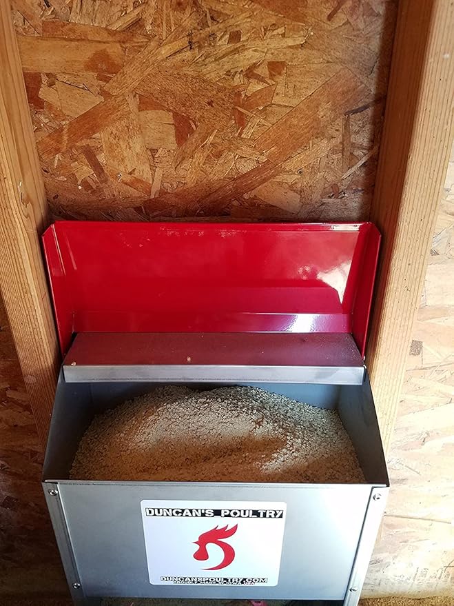 DUNCAN'S FAMILY FARM STORE Duncans Poultry 30 LB Space Saver Wall Feeder