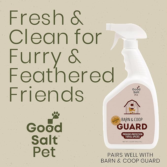 Good Salt Pet Barn & Coop Clean, Natural Pet-Friendly Daily Cleaner, Made in the USA, 1 Gallon Bottle
