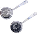 Honey Bear Kitchen 1/3 Cup 80 ml Leave-in Measuring Scoop Cups, Polished Stainless Steel (Set of 2)