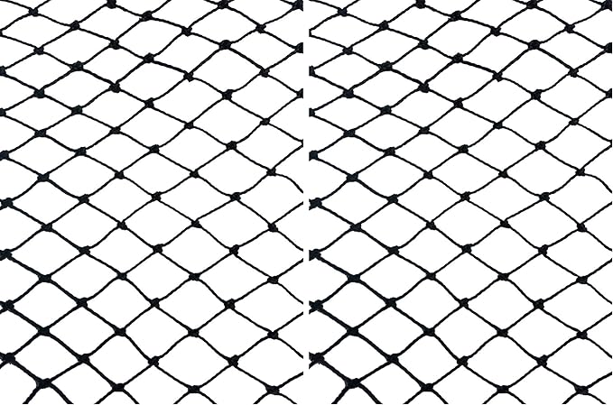 Noa Store Nylon Mesh Anti Bird Netting [25x50] ft for Fruit Trees, Garden, Plant, Tree Protectors, Aviary and Poultry Netting (Pack of 2)