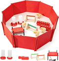 Chicken Brooder Box,Chick Starter Kit with Chicken Brooder Heating Plate, Chick Perch, Flip Top Poultry Feeder, Baby Supplies for Baby Chicks, Duck and Quail