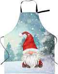 Shark Jumping Home Aprons 2 Pockets 33"×28" for Men Women, Ocean Sea Waterproof Kitchen Cooking Bib