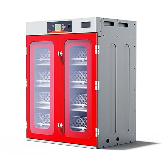 Incubators for Hatching Eggs,1000 Eggs Incubator with Automatic Egg Turning and Humidity Control,Commercial Large Cabinet Hatcher for Chicken, Duck, Quail,Birds Eggs (Red,1000-Egg)