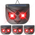 Solar Nocturnal Animal Repeller Outdoor Predator Eyes Coyote Deterrent Predator Lights for Chicken Coop, Raccoon Repellent Deer Repellent Devices Deterrent Lights for Skunk Fox Yard Garden, 4 Pack