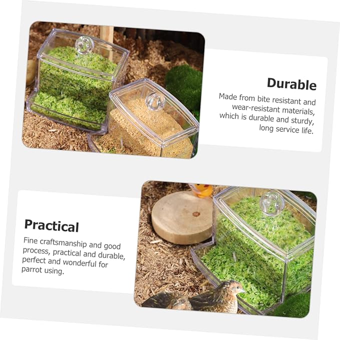 BESPORTBLE Automatic Bird Feeder No Waste Chicken Feeder No Mess for Chickens Birds
