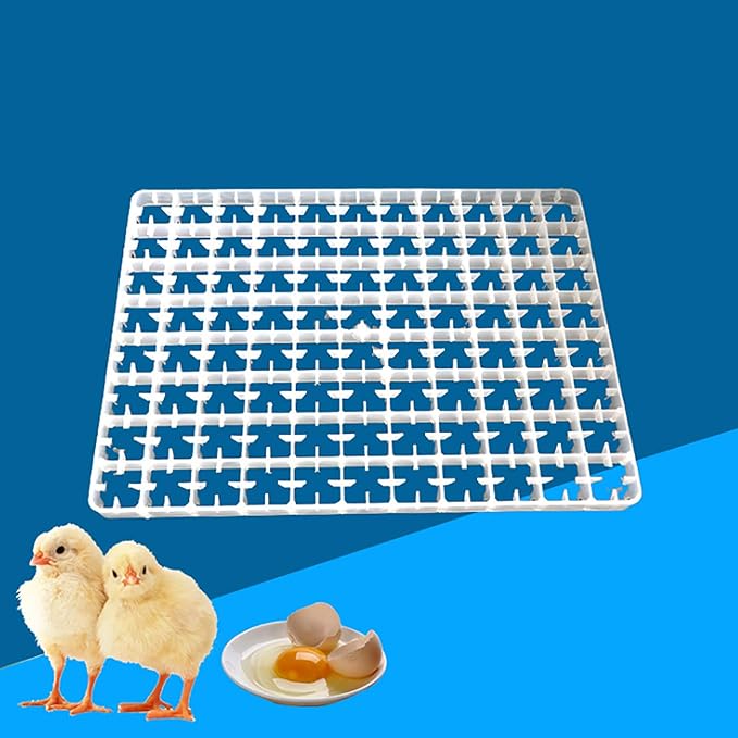 Portable 5pcs 88 Eggs Incubator Tray, Chicken Duck Tray Egg Hatcher Trays Storage Container for Home Farm Nestling Hatching