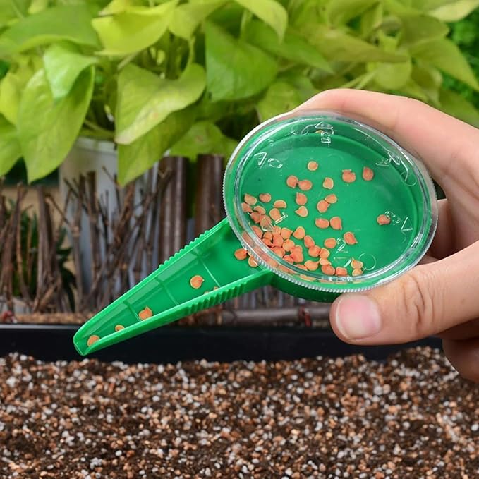 Planter Dispenser,Portable Reusable Small Seeder,Sower Planter Seedling Dispenser - for Flower Tree Grass Backyard Outdoor Farm Planting Gardener Women Mom