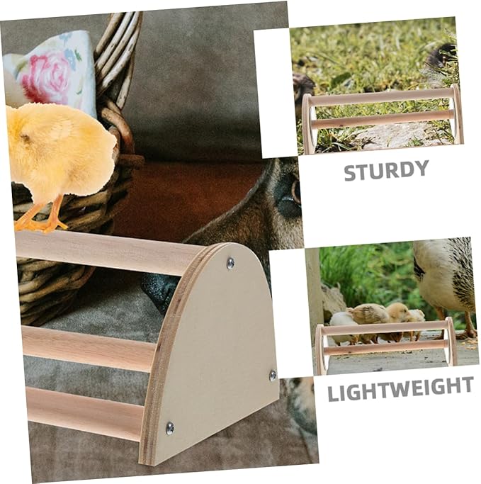 Milisten Chicken Perch Stand for Hens Chicks Lightweight Wooden Roosting Bars for Indoor Outdoor Use Encourages Healthy Growth Social Interaction Poultry Habitats
