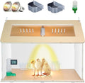 25~40 Newborns Chick Brooder Box Quail Cage Bird Playground Egg Incubator Chick Starter Kit Tortoise Habitat