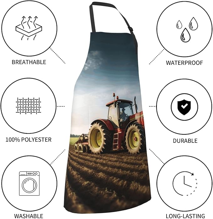 Aprons for Women with Pockets Waterproof Apron Adjustable Bib Turquoise Blue Gold Marble Apron Chef Apron